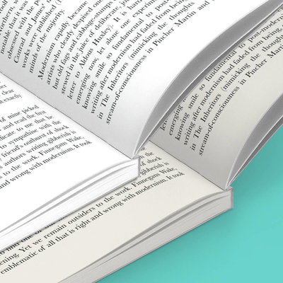 Cahier de poche personnalisé imprimant des livres à couverture souple avec une reliure parfaite