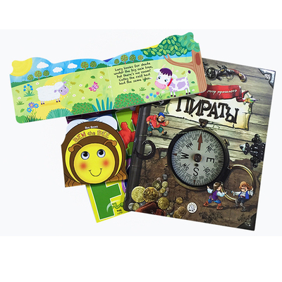 Impression de livre auxiliaire adaptée aux besoins du client d'enseignement de livre de puzzle d'éducation précoce d'enfants