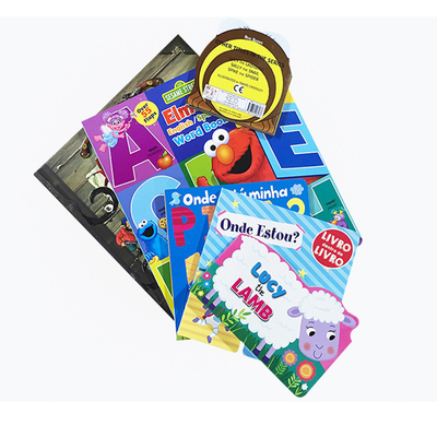 Impression de livre auxiliaire adaptée aux besoins du client d'enseignement de livre de puzzle d'éducation précoce d'enfants