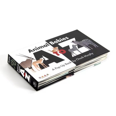 impression noire et blanche de livre d'autocollant de l'histoire des enfants du carton de 3mm