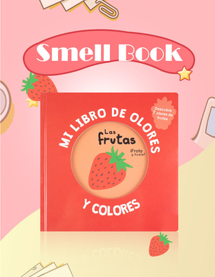 Livre adapté aux besoins du client de conseil d'enfants imprimant des livres favorables à l'environnement de parfum de catégorie comestible