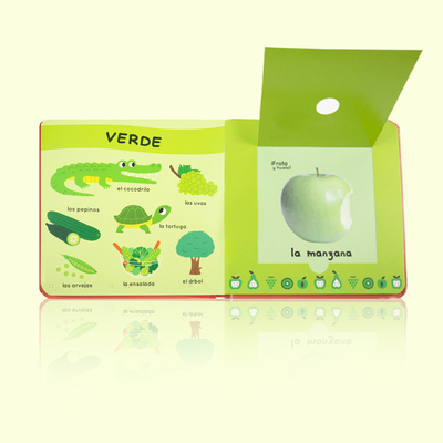 Livre adapté aux besoins du client de conseil d'enfants imprimant des livres favorables à l'environnement de parfum de catégorie comestible