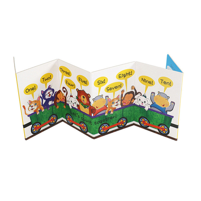 Impression de livre de photo pour enfants livre d'images de puzzle cognitif d'illumination