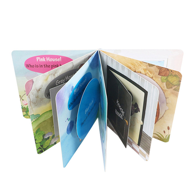Impression de livre de photo pour enfants livre d'images de puzzle cognitif d'illumination
