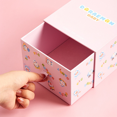 Boîte en carton rigide d'impression faite sur commande d'AI PDF PSD belle boîte en carton de stockage de cadeau