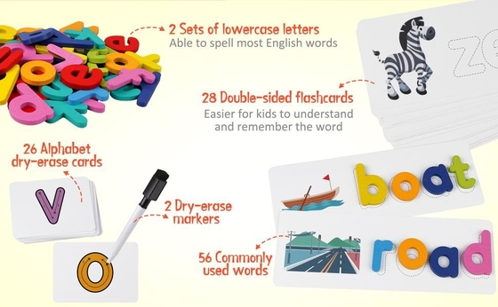 Cartes flash préscolaires éducatives imprimant l'ODM d'OEM de cartes flash de mémoire d'enfants