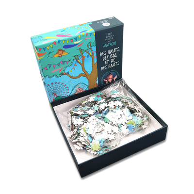 Enfants Montessori Jouets éducatifs Puzzles personnalisés Carte du monde en bois Puzzle