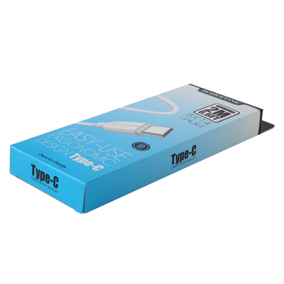 Boîte de câble de charge d'impression personnalisée de boîte de carton pliante de produit électronique