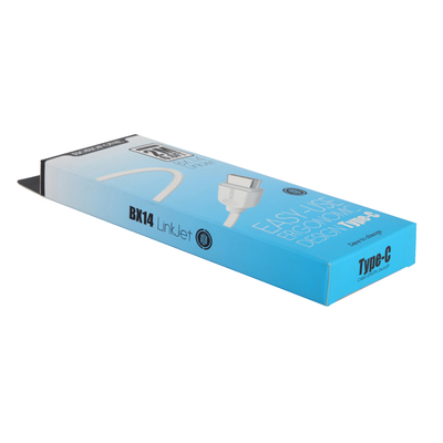 Boîte de câble de charge d'impression personnalisée de boîte de carton pliante de produit électronique