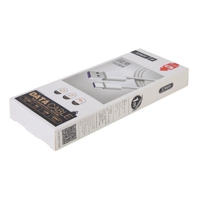 Personnalisation se pliante de boîte de carton de boîte de câble de données de charge instantanée