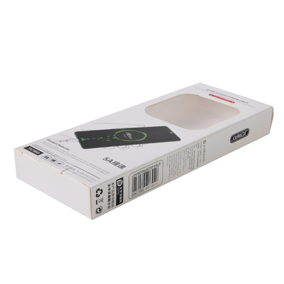 Personnalisation se pliante de boîte de carton de boîte de câble de données de charge instantanée