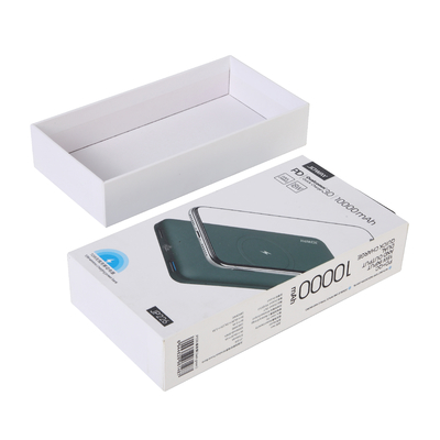 Boîtier d'alimentation mobile de remplissage sans fil de cartons se pliants faits sur commande d'impression numérique