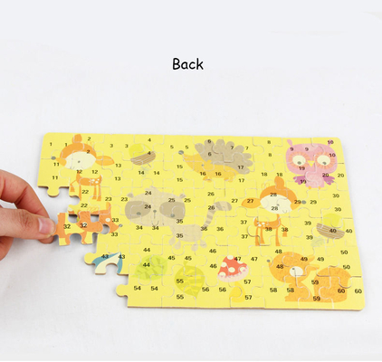 Puzzle fait sur commande écologique en bois 3D de puzzles d'enfants de bande dessinée