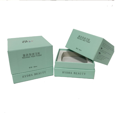 Personnalisation de la boîte de papier à l'huile essentielle de crème de masque FSC SGS