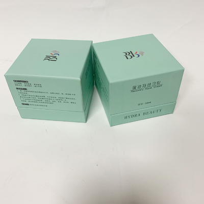 Personnalisation de la boîte de papier à l'huile essentielle de crème de masque FSC SGS