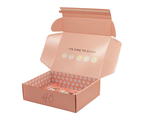 Boîtes d'expédition colorées par stratification mate de lustre de boîte d'expédition de courrier de couleur de Pantone