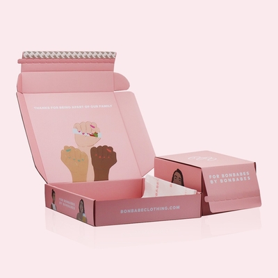 Boîtes d'expédition colorées par stratification mate de lustre de boîte d'expédition de courrier de couleur de Pantone