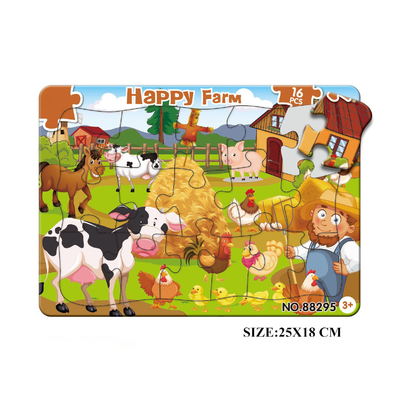 Puzzle adulte de carton de puzzle fait sur commande de couleur de CMJN