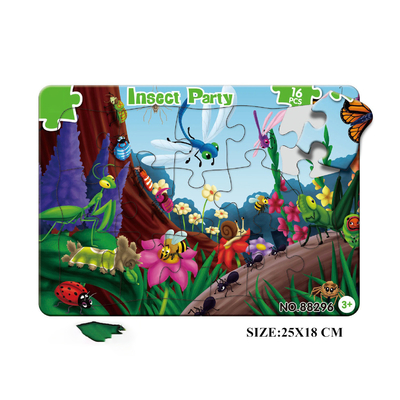 Puzzle adulte de carton de puzzle fait sur commande de couleur de CMJN