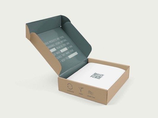 Boîte-cadeau imprimée par coutume ISO9001 de boîte d'expédition de courrier de papier d'emballage