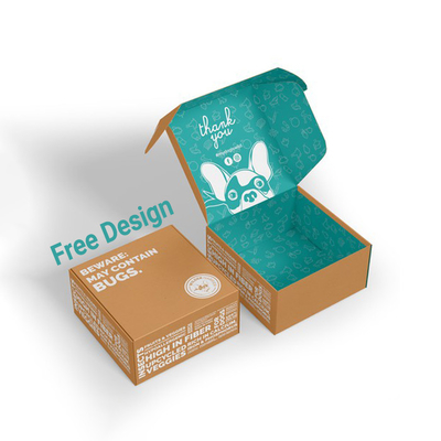 Boîte-cadeau imprimée par coutume ISO9001 de boîte d'expédition de courrier de papier d'emballage