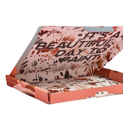 L'annonce d'estampage chaude d'aluminium ondulée enferme dans une boîte l'OEM coloré de boîte-cadeau de carton