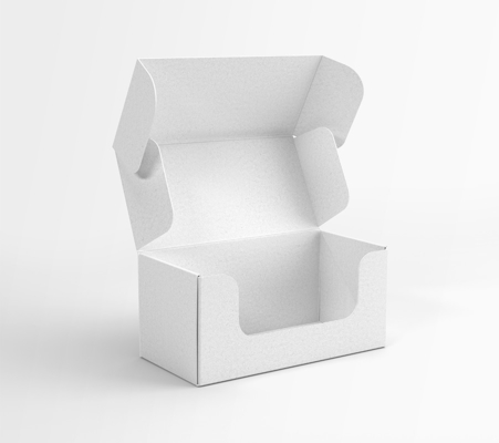 Impression offset gratuite avant Tuck Mailer Boxes Maquette de boîte d'expédition