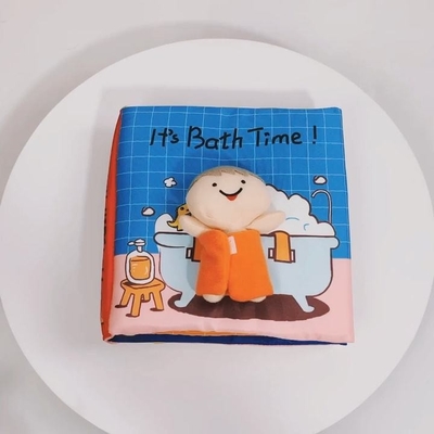 Impression tranquille de livre d'enfants d'enfant de livre de tissu de tissu de stratification de Matt de lustre