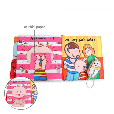 Impression tranquille de livre d'enfants d'enfant de livre de tissu de tissu de stratification de Matt de lustre