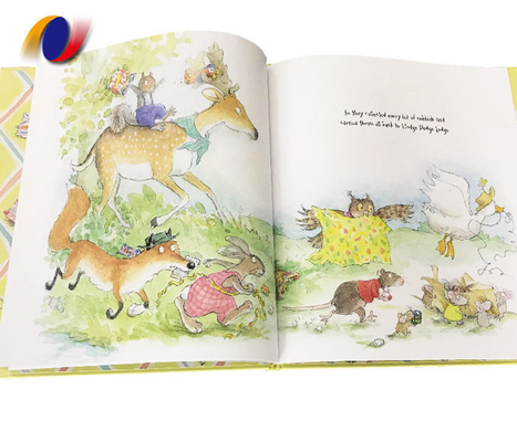 Service fait sur commande d'impression de livre d'enfants d'impression de livre d'enfants éducatifs anglais polychrome