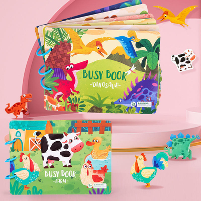 Premiers enfants éducatifs papier livre impression préscolaire livre calme aides pédagogiques