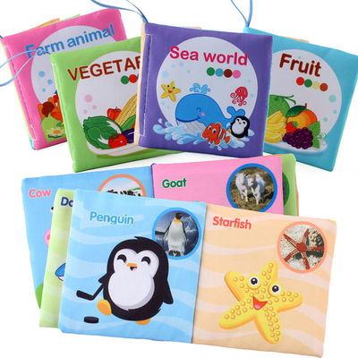 Jouets Montessori livres sensoriels pour nouveau-nés livres d'activités de base pour les compétences de vie pour les enfants de 18 mois