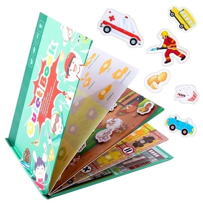 Sedex Matte Art Paper Montessori Calme Livre Enfants Jouet Coller Livre