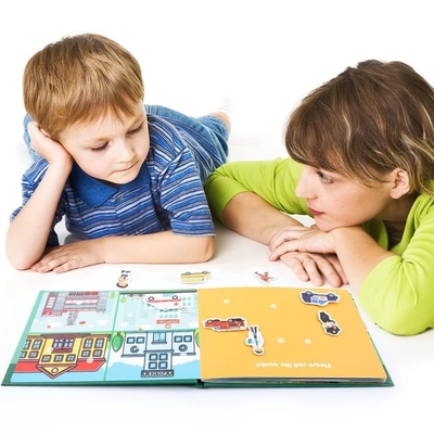 Sedex Matte Art Paper Montessori Calme Livre Enfants Jouet Coller Livre
