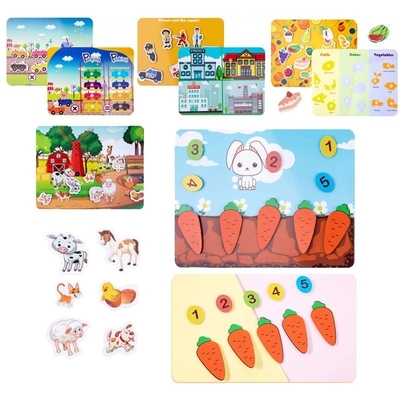 Sedex Matte Art Paper Montessori Calme Livre Enfants Jouet Coller Livre