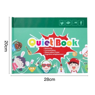 Sedex Matte Art Paper Montessori Calme Livre Enfants Jouet Coller Livre