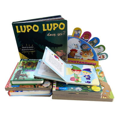 Livres de conseil d'enfants d'impression de livre de couverture rigide faits sur commande pendant 2 ans