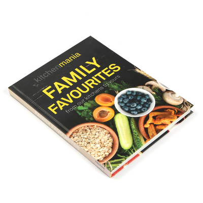 Impression de livre à couverture rigide personnalisée Impression de livre de recettes de cuisinier préféré de la famille
