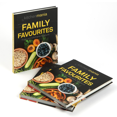 Impression de livre à couverture rigide personnalisée Impression de livre de recettes de cuisinier préféré de la famille