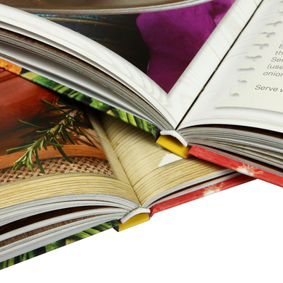 Impression de livre à couverture rigide personnalisée Impression de livre de recettes de cuisinier préféré de la famille