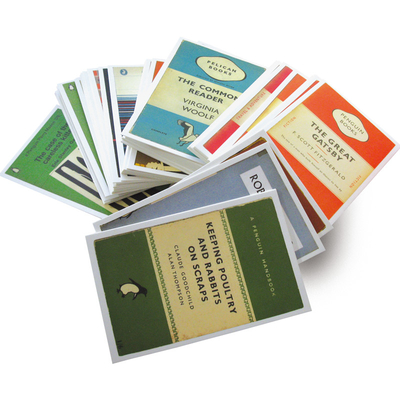 Impression de livre de carte postale de manuel d'activité