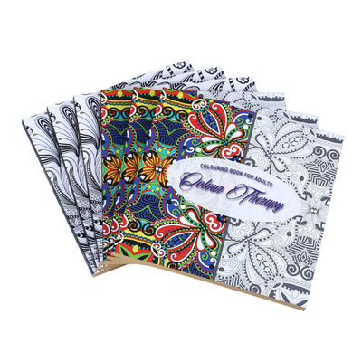 100gsm 120gsm 140gsm Livre à couverture souple Carton d'impression Livres de coloriage pour adultes
