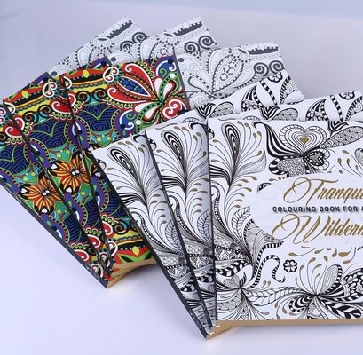 Service d'impression de livre broché en spirale du manuel éducatif 128gsm 140gsm 157gsm