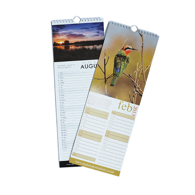 Divers calendrier de papier d'art de la taille C2S imprimant 128gsm 157gsm 190gsm 210gsm