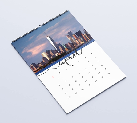 CCNB imprimant le calendrier mensuel de calendrier de bureau de compte à rebours de Noël OEM