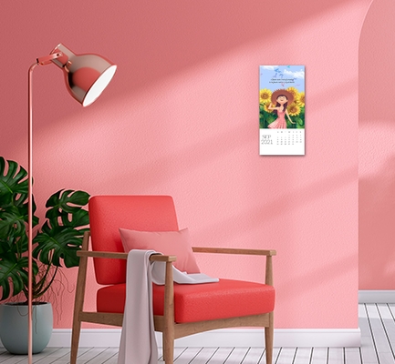 Calendrier de bureau mensuel pour enfants Calendrier de bureau de 12 mois