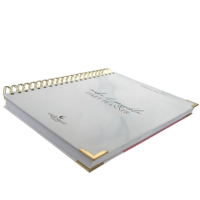 Cahier d'exercices d'impression de cahier à spirale à couverture rigide A6 imprimant l'ODM d'OEM