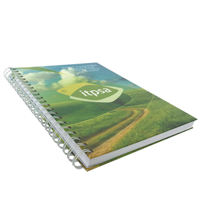 Cahier d'exercices d'impression de cahier à spirale à couverture rigide A6 imprimant l'ODM d'OEM