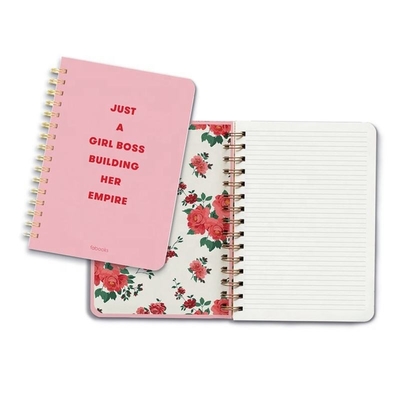 Cahier à spirale personnalisé impression bloc-notes stationnaire Kawaii Kraft