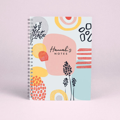 Cahier à spirale personnalisé impression bloc-notes stationnaire Kawaii Kraft
